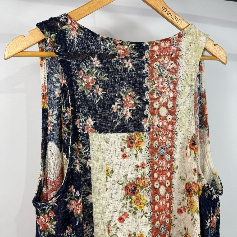 Patchwork Duster Vest Size Xl - image 5